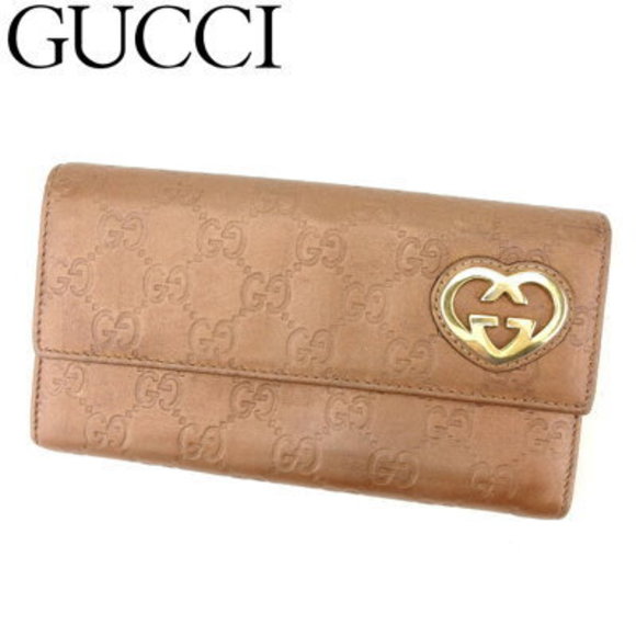 Gucci long Wallet zipper Guccissima brown leather - Picture 1 of 6